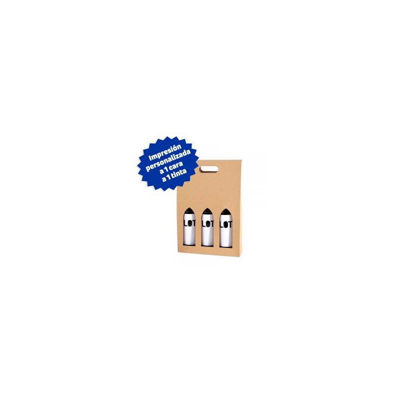 Estuche de carton 2 botellas