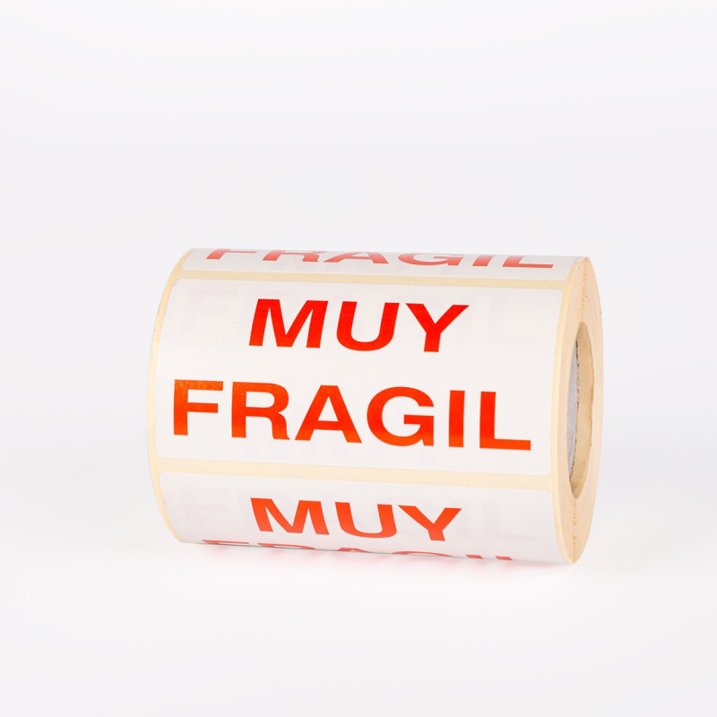 Etiqueta muy fragil