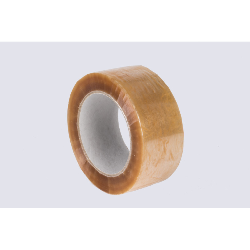 Polipropileno transparente con adhesivo caucho natural 48mmx132m